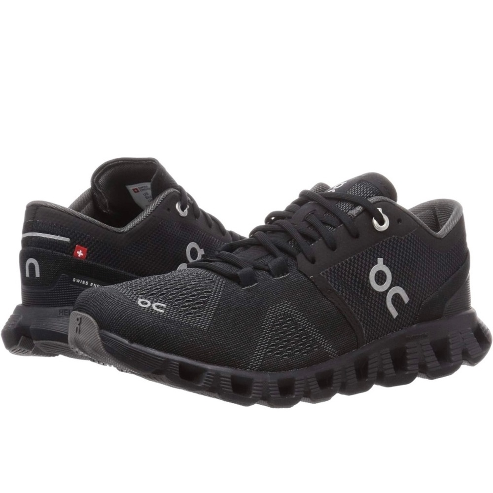 On Running Women's Cloud X Shoes - Black / Asphalt